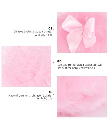 3pc Pink Powder Puffs - Large Face Makeup Sponge Set for Loose Powder Foundation & Body - Ideal for Flawless Application - International Shipping Available - Buy Online on GoSupps.com