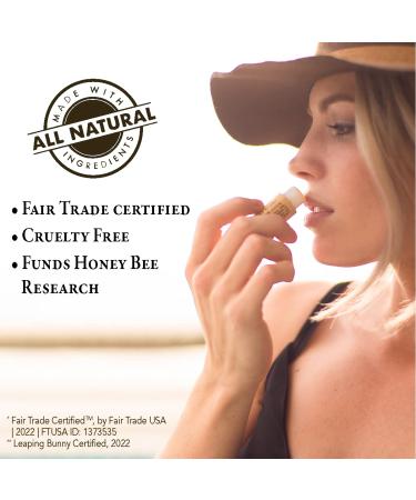 Bee Bella Lip Balm Combo Pack - Hydrating Lip Care 100% Natural Organic Beeswax with Vitamin E Handmade in USA 3 Each (Peppermint Unscented 6 Pack) - Buy Online on GoSupps.com