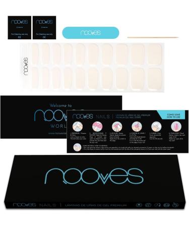  NOOVES NOOVES 20 x Premium Semi-Cured Gel Nail Polish Set with 1 Nail File and 1 Vegan Orange Stick - Buy Online on GoSupps.com