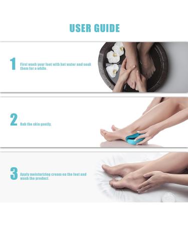 Puikos Nano Glass Corneal Remover | 2-in-1 Wet & Dry Cornea Plane for Safe Home Foot Care | Effective Corneal File for Hands & Feet (Blue) - Buy Online on GoSupps.com