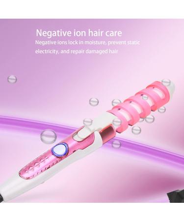 Spiral Hair Curler & Crimper - Electric Curling Wand for Women & Girls | Negative Ions Moisture Lock | 110-240V International Shipping - Buy Online on GoSupps.com