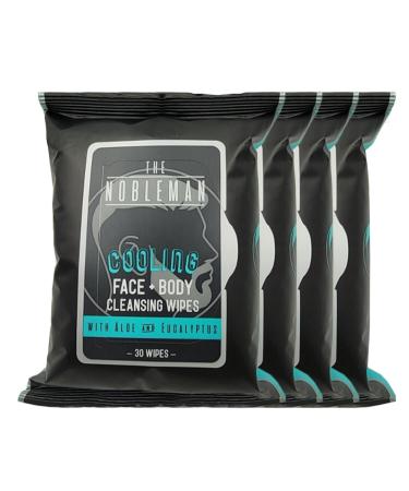 Men's Cooling Face + Body Cleansing Wipes - 4 Pack - 120 Count - Buy Online on GoSupps.com
