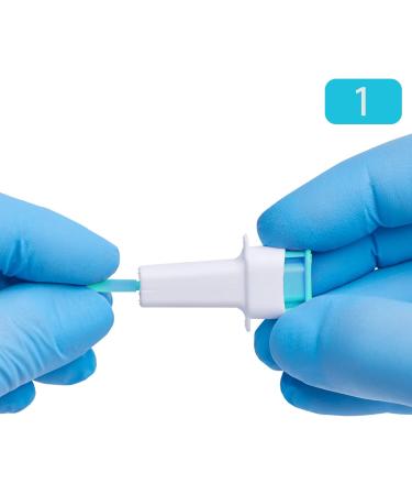 MediVena ONE-CARE PRO Safety Lancets 25G x 1.6mm 100/bx - Top Push Button Activated, Sterile & Gentle Sampling - Buy Online on GoSupps.com