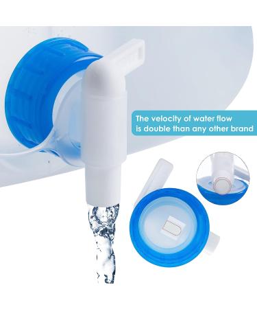 Gowithwind Collapsible Water Container 2-Pack - BPA Free Camping Water Storage Jug with Spigot, Portable Canteen for Outdoor Hiking and Emergency Survival - 2.6 Gal - Buy Online on GoSupps.com