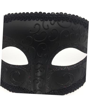 FOMIYES Halloween Unique Masquerade Black Maskes Halloween Black Costume Eye Black Outfits Stand Out Costumes Makeup Dreses Make up Men and Women - Buy Online on GoSupps.com