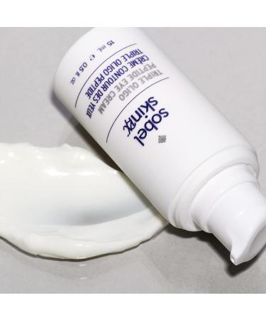 Sobel Skin Rx Triple Oligo Peptide Eye Cream - Dermatologist Developed Firming Eye Cream - Buy Online on GoSupps.com