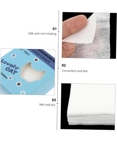 minkissy 18boxes Cleansing Cotton Non Woven Face Pad Makeup Remover Wipes Makeup Sponge Sensitive Wipes Skin Cleaning Pad Cleaning Tool Travel Powder Puff Non-woven Fabric White Make up - Buy Online on GoSupps.com