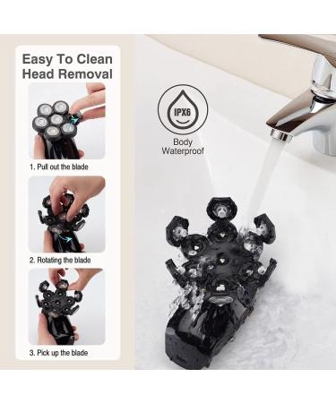Buy 7D Electric Razor for Men - Waterproof Bald Shaver & Grooming Kit | International Shipping Available - Buy Online on GoSupps.com