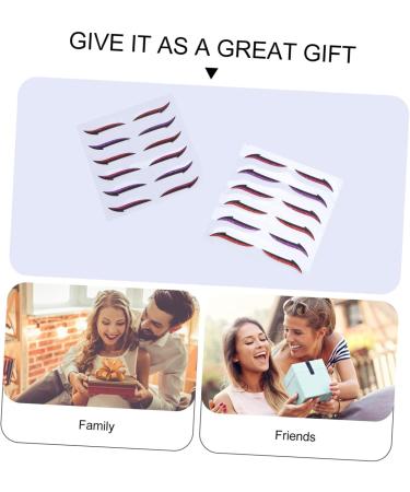 minkissy 36 Pairs Glitter Eyeliner Double Eyelid Stickers Self-adhesive Eyeliner Sticker Double Eyelid Tapes Eyeliner Stickers Eye Skin Sticker Invisible Eye Line Strips Eye Makeup Tools - Buy Online on GoSupps.com