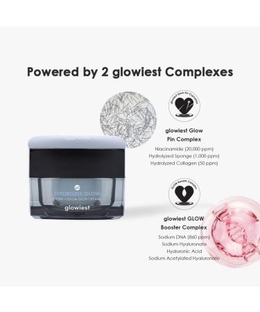 glowiest EFFORTLESS GLOW PDRN + Spicule Cream I Daily Face Moisturizer I Premium Salmon PDRN I Recovery & Moisture with Niacinamide PDRN & Spicule l Korean Skin Care for All Skin Types - Buy Online on GoSupps.com