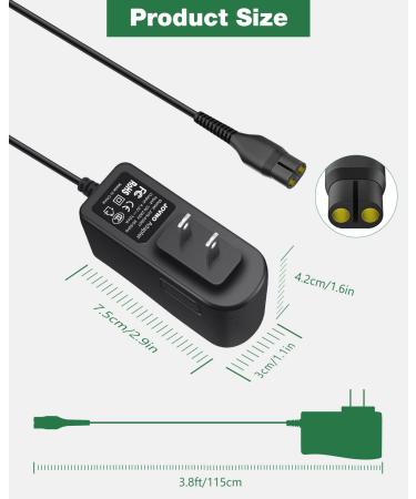 Philips Norelco Oneblade Charger for QP2520 Series | JOVNO 4.3V 70mA Power Cord for Hybrid Electric Razor - Buy Online on GoSupps.com