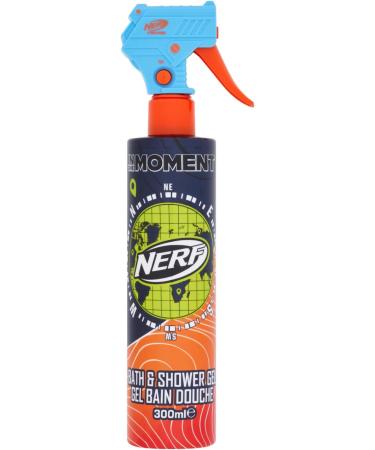 Nerf Get Hyped! Bath & Shower Gel 300ml - Blaster Trigger Shower Gel - Children's Shower Gel - Buy Online on GoSupps.com