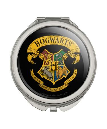 Harry Potter Ilustrated Hogwart's Crest Compact Travel Purse Handbag Makeup Mirror