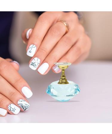Beaupretty Nail Supplies Press on Nail Stand Nail Stand for Press on Crystal Diamond Hand Model Shoot Ornament Diy Nail Art Display Stand Manicure Accessories Blue Nail Crystal Holder As Shown 1 - Buy Online on GoSupps.com
