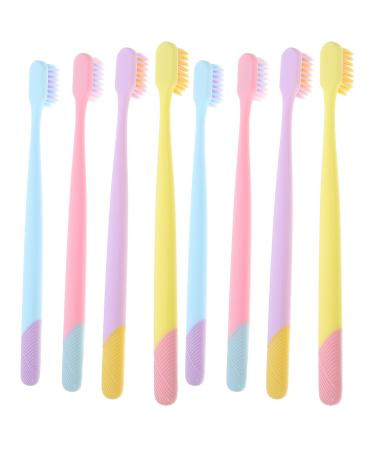 Minkissy 10st soft toothbrush travel toothbrush daily toothbrush disposable toothbrush toothbrush teeth brushing toothbrush soft manual teeth daily use manual department store travel pp