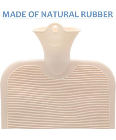 ZSMJAER Large 2000ml Hot Water Bottle - Fluffy Cover for Warmth | Perfect for Stomach Pain Back Relief and Cozy Comfort - Buy Online on GoSupps.com