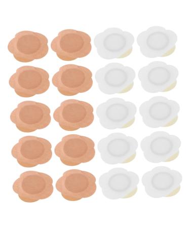 ZUNOXAZ 40 Pieces Castor Oil Paste Caster Oil Wrap For Feet Abdominal Plasters Caster Oil Abdominal Plaster Navel Oil Plaster Navel Plaster Caster Oil Wrap For Knots Caster Oil Plaster