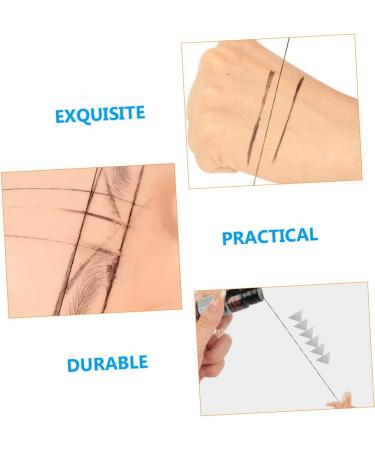 Beavorty Eyebrow Ink Black Line Eyebrow Microblading Ruler Eyebrow Mark Ruler Eyebrow Trimming Orthotics - Buy Online on GoSupps.com