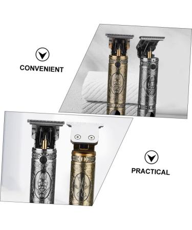 DOITOOL 1 Set Oil Head Hair Clipper Electric Clipper Beard Razor Beard Trimmer Rechargeable Hair Trimmer Clipper for Hair Cutting Clear Handbag Liquid Crystal Metal Man Clippers - Buy Online on GoSupps.com