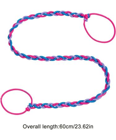 Ponytail Hair Bands | 24Inch Elastic Ponytail Holder for Women - Fashionable Multifunctional Hair Bands for Style Comfort green black - Buy Online on GoSupps.com