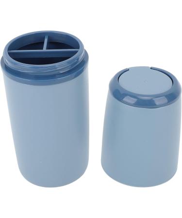 Stylish Dark Blue Travel Toothbrush Case - Hygienic & Portable Toothpaste Holder for Outdoor Adventures | International Shipping - Buy Online on GoSupps.com