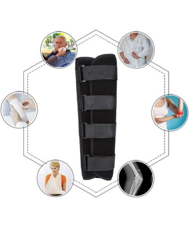 AidShunn Adjustable Elbow Brace Splint for Fracture Immobilization, Black - Protector for Carpal Tunnel Support - Buy Online on GoSupps.com