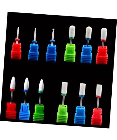 POPETPOP Gel Removal 2Pc nails drill bits nail drill bits corn drill manicure Grinding head nail drill ceramics manicure drill bits nail grinding head nail head shape set polisher electric - Buy Online on GoSupps.com