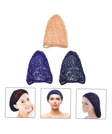FOMIYES 3pcs Net Bag Sleeping Caps & Snoods for Women | Crochet Hooks for Hair | Hair Net Cover | Home Use Mesh Hairnet | Assorted Colors - Buy Online on GoSupps.com
