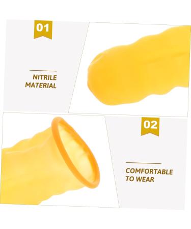 100pcs Nitrile Anti-Static Finger Cots | Reusable Joint Protection Sleeves | Protective Finger Covers for Relief & Safety - Buy Online on GoSupps.com