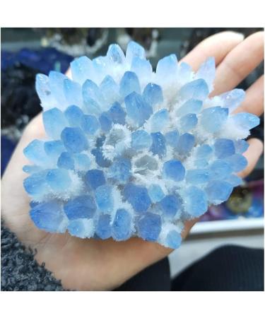Blue Ghost Phantom Quartz Crystal Cluster Specimen Decoration Gift Home Collections - Buy Online on GoSupps.com