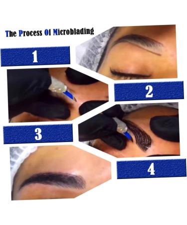 Beavorty 3pcs Practice Pencil Pen with Skin Eyebrow Manual Kit Semi-permanent Storage Microblading - Buy Online on GoSupps.com