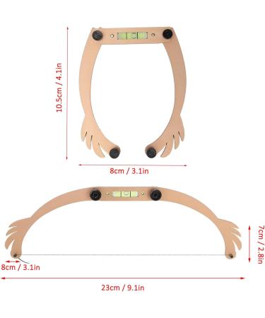 Eyebrow Line Marker Ruler Set Foldable Brow Mapping String Microblading Kit Eyebrow Stencils Eyebrow Mapping Kit for Novice and Professional.(gold) - Buy Online on GoSupps.com