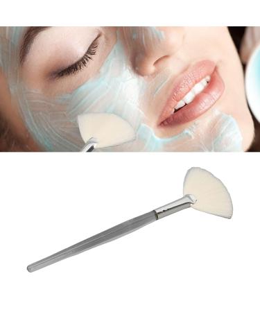 Flat Face Mask Brush - DIY Fan Applicator with Transparent Handle for Powder Masks | Soft Foam Stirring Tool for Salons - Buy Online on GoSupps.com