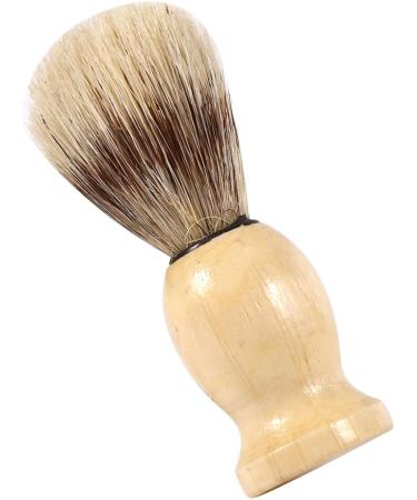 Premium Wooden Handle Shaving Brush for Men | Essential Facial Hair & Shaving Tools | International Shipping - Buy Online on GoSupps.com