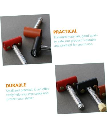 Fomiyes 6-Pack Men's Razor Set | Travel-Ready Artificial Leather Shaving Kit | Body & Beard Razor with Storage | Black Pocket Size - Buy Online on GoSupps.com