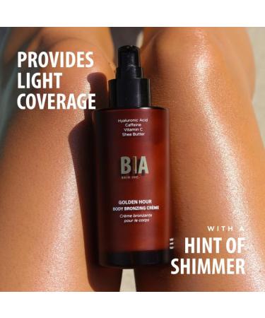 Golden Hour Bronzing Cream | Age-Defying Vegan Body Bronzer | Long-Lasting Natural Glow | Paraben-Free & Fast Absorbing - Buy Online on GoSupps.com