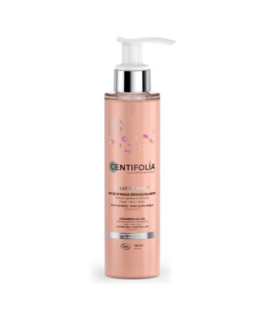 CENTIFOLIA | Rose Radiance Cleansing Oil Jelly | Cleanses | Moisturizes | Brightens | Removes impurities & long-lasting makeup | Face - Eyes - Lips | Made in France | Organic | 150ML