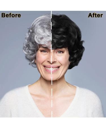 IIIMEIDU Herbal Hair Dye Shampoo 3 in 1 Black for Gray Hair Coverage 500ml - Buy Online on GoSupps.com