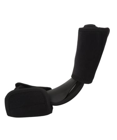 Ymiko Adjustable Elasticity Drop Foot Orthotic Brace with Breathable Design Full Wrap Holds Foot Upright for Plantar Fasciitis Night Splint (L)