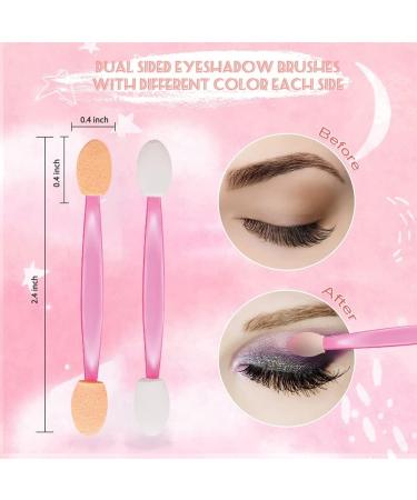 Professional Double Head Eyeshadow Brush Cosmetic Tool Disposable Eyeshadow Sponge Makeup Applicator (40 Pieces) - Buy Online on GoSupps.com