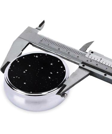 Starry Constellation Mini Round Pill Box | 3 Compartment Portable Organizer for Travel Home & Office - Buy Online on GoSupps.com