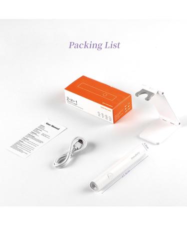 Denabuty Mini UV Light for Gel Nails - Portable Cordless Nail Dryer with Stand & 2 Timers - Buy Online on GoSupps.com