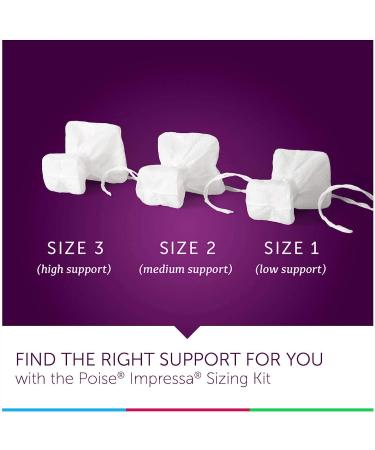 Poise Impressa Incontinence Bladder Supports Sizing Kit - 3 Count - Buy Online on GoSupps.com