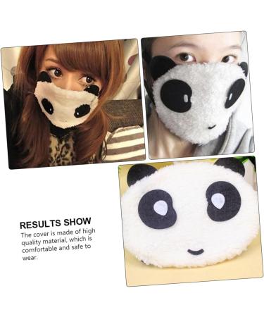 Gatuida Bandanas 6 Pack - Warm Panda Face Cover for Adults | Cotton Disposable Winter Mask & Sleep Mask | Neck Protection (White 3 Pieces) - Buy Online on GoSupps.com