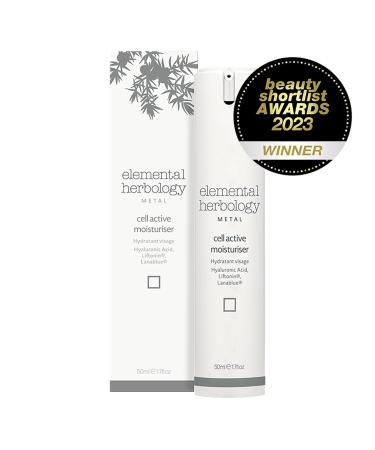 Elemental Herbology Cell Active Facial Moisturizer 1.7 Fl. Oz - Hyaluronic Acid Anti-Aging Cream - Shop Internationally - Buy Online on GoSupps.com