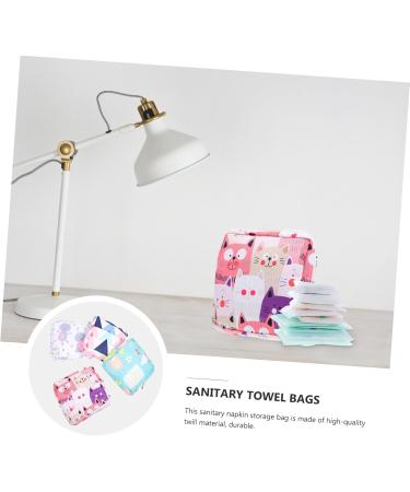 Lurrose 8-Piece Women's Makeup & Period Organizer Bags Set - Travel-Ready Multi-Color 13x13cm x 2PCs - Buy Online on GoSupps.com