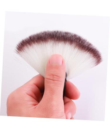 FOMIYES Black Makeup Cosmetics Large Wood Handle Brush Powder Foundation Brush Bamboo Sector - Buy Online on GoSupps.com
