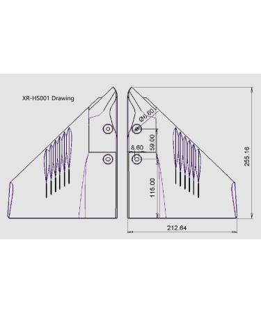 Dorsal-Fin Style Hydrofoil Stabilizer for Outboard Motors 5-150hp | UV-Resistant Black Plastic with SS316 Bolts - Buy Online on GoSupps.com