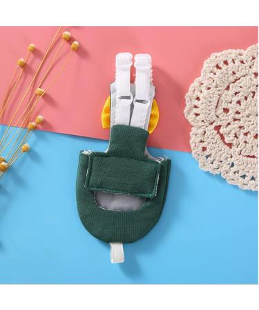 PopetPop 3-Piece Adjustable Mini Diaper Suit for Parrots - Blackish & Dark Green Includes Diaper Insert & Bird Accessories - Buy Online on GoSupps.com
