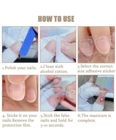 Tsathoggua 15 Sheets 360 Pieces Transparent Nail Glue Stickers Jelly Gel Tape Adhesive Tabs Nail Glue from Manicure Decoration Double-Sided Nail Adhesive Pads Adhesive Tabs Nails - Buy Online on GoSupps.com